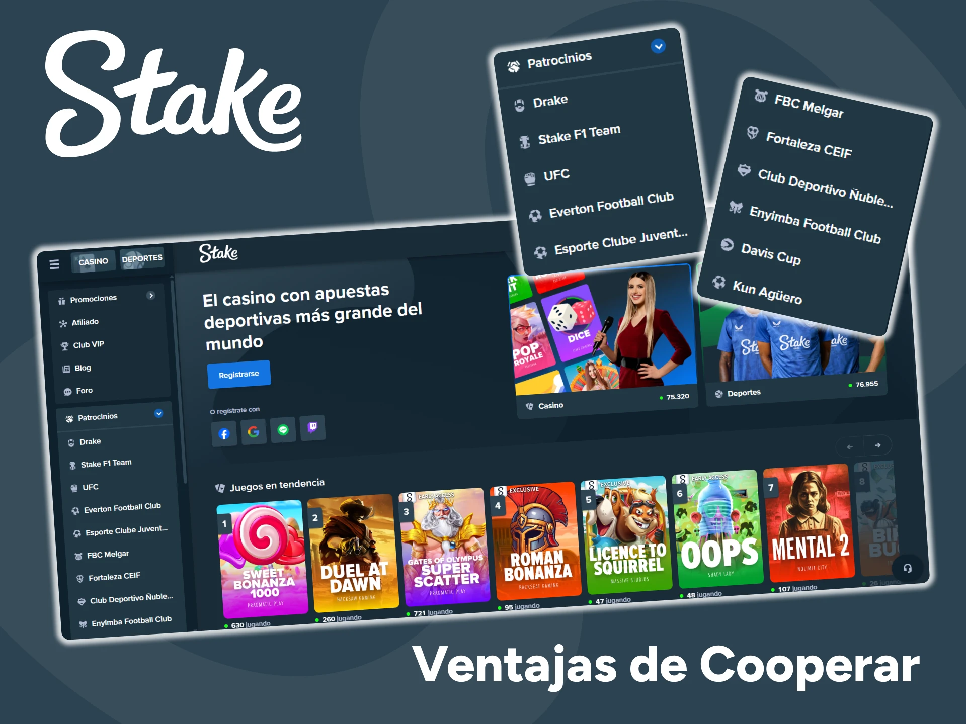 Descubre las principales ventajas de colaborar con Stake.